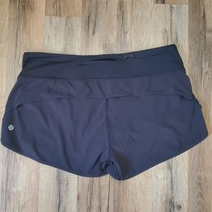 Lululemon Athletica Speed Up Running Shorts Black